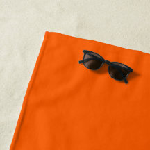 Helle True Orange Solid Color