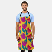 Helle Tulip-Blume: elegant Nahtlos Schürze (Getragen)