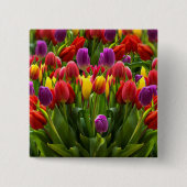 Helle Tulips Button (Vorderseite)
