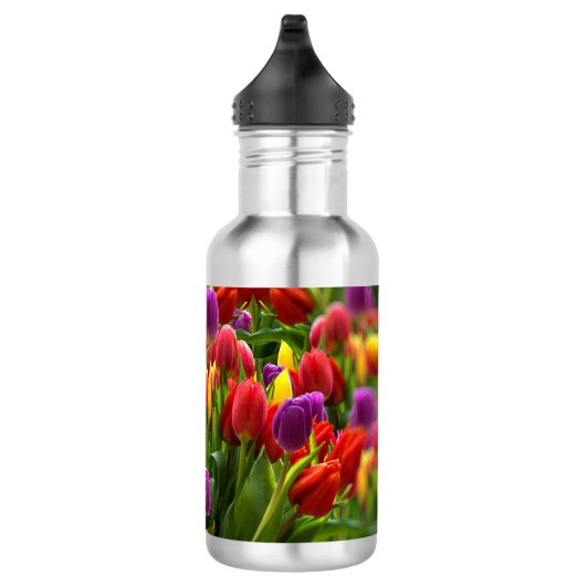 Helle Tulips Edelstahlflasche (Rechts)