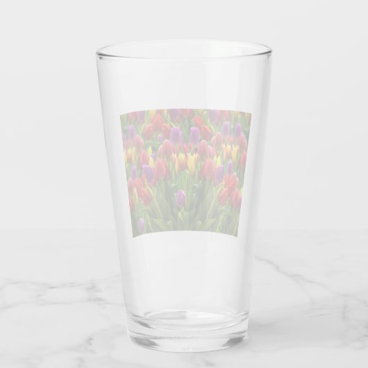 Helle Tulips Glas (Rückseite)