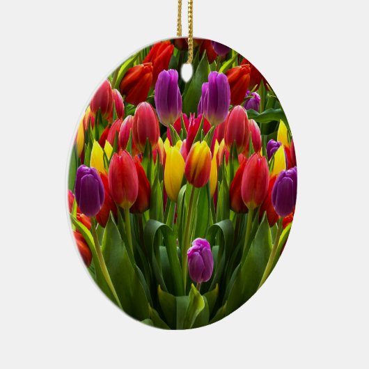 Helle Tulips Keramik Ornament (Rechts)