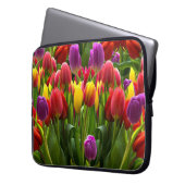 Helle Tulips Laptopschutzhülle (Vorderseite Links)