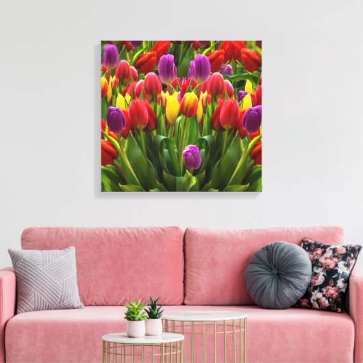 Helle Tulips Leinwanddruck (Insitu (Wohnzimmer))