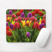 Helle Tulips Mousepad (Mit Mouse)