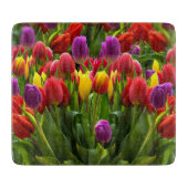 Helle Tulips Schneidebrett (Vorderseite)