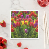 Helle Tulips Serviette (Beispiel)