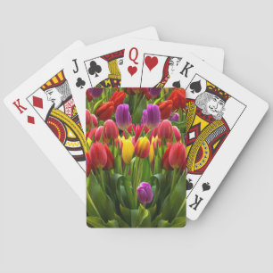 Helle Tulips Spielkarten
