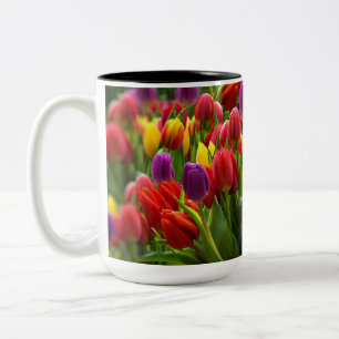 Helle Tulips Zweifarbige Tasse