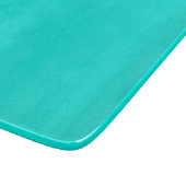 Helle türkisfarbene Farbe Schneidebrett (Ecke)