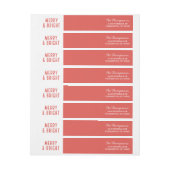 Helle u. fröhliche Verpackung um Aufkleber (Bogen)