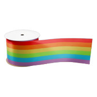 Helle und breite Streifen, Regenbogen gestreift