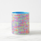 Helle und bunte blaue Henkeltasse Tasse (Zentrum)