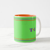 Helle und bunte Kaffeetasse (VorderseiteRechts)