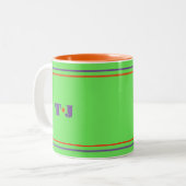 Helle und bunte Kaffeetasse (Vorderseite Links)
