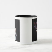 Helle und dunkle Kätzchen Tasse (Zentrum)
