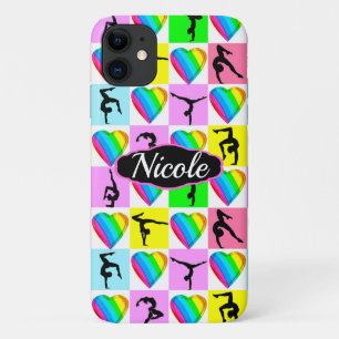 HELLE UND FARBENE PERSONALISIERTE GYMNASTIK Case-Mate iPhone HÜLLE
