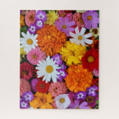 Helle und farbenfrohe Blume botanischer Blumen Puzzle (Vertikal)