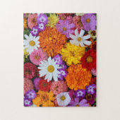 Helle und farbenfrohe Blume botanischer Blumen Puzzle (Vertikal)