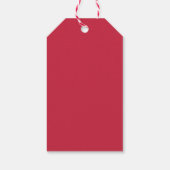 Helle und farbenfrohe Hochzeit im Jugendstil Geschenkanhänger (Rückseite)