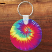 Helle und farbenfrohe Niedliche Gefärbte Krawatte  Schlüsselanhänger (Vorderseite)