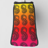 Helle und farbenfrohe Pangolgolfkopfabdeckung Golf Headcover (Rotieren 90)