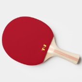 Helle und farbenfrohe Ping Pong Paddle Tischtennis Schläger (Seitenansicht)