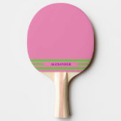 Helle und farbenfrohe Ping Pong Paddle Tischtennis Schläger (Rückseite)