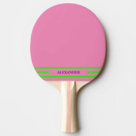 Helle und farbenfrohe Ping Pong Paddle Tischtennis Schläger
