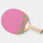 Helle und farbenfrohe Ping Pong Paddle Tischtennis Schläger (Seitenansicht)