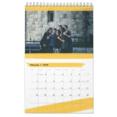 Helle und farbenfrohe Pinselstriche 12 Monate Foto Kalender (Feb 2026)