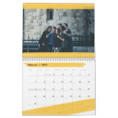 Helle und farbenfrohe Pinselstriche 12 Monate Foto Kalender (Feb 2027)