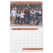 Helle und farbenfrohe Pinselstriche 12 Monate Foto Kalender (Jan 2027)