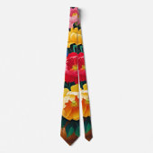Helle und farbenfrohe Rosen Krawatte (Vorderseite)