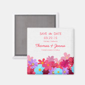 Helle und farbenfrohe Speichern der Datumsmagnete Magnet (Vorderseite/Rückseite)