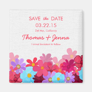 Helle und farbenfrohe Speichern der Datumsmagnete Magnet