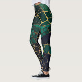 Helle und farbenfrohe Tierdrucke Leggings (Links)