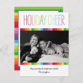 Helle und farbenfrohe Urlaubsfotokarte Postkarte (Vorne/Hinten)