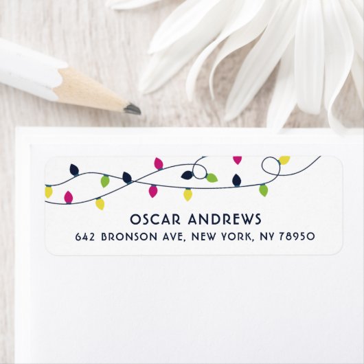 Helle und farbenfrohe Weihnachtsbeleuchtung - Feie (Insitu)