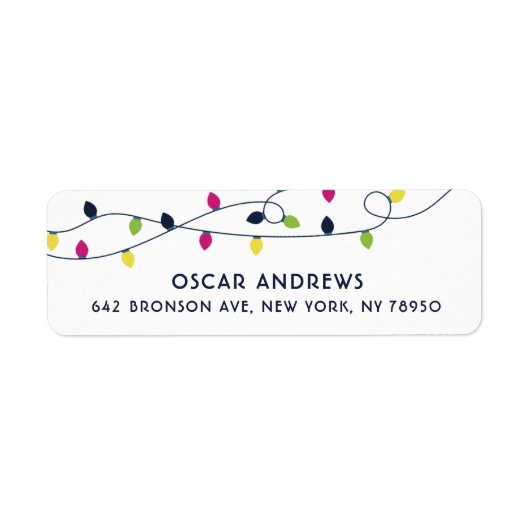 Helle und farbenfrohe Weihnachtsbeleuchtung - Feie (Vorne)