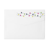 Helle und farbenfrohe Weihnachtsleuchten (Rückseite)