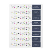 Helle und farbenfrohe Weihnachtsleuchten (Bogen)