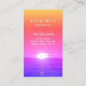 Helle und farbige Chakra Colors Business Cards Visitenkarte (Rückseite)