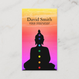 Helle und farbige Chakra Colors Business Cards Visitenkarte