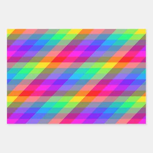 Helle und farbige Sammlung Geschenkpapier Set (Vorderseite 3)