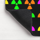 Helle und farbige Trefoliensymbole Mousepad (Ecke)