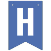 Helle und feine Farbschau Geburtstag Wimpelkette (Zweite Fahne)