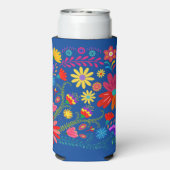 Helle und feste Blume Selters Dosenkühler (Seltzer Rückseite)