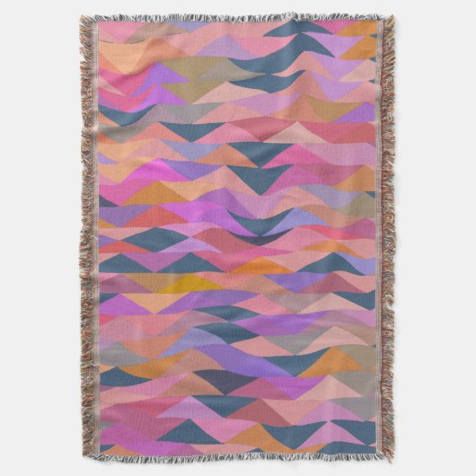 Helle und fette Abstrakte Dreiecke in lebhafter Fa Decke (Vorderseite Vertikal)