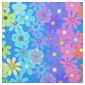 Helle und fette Rainbow-Hippie-Blume Stoff (Muster)